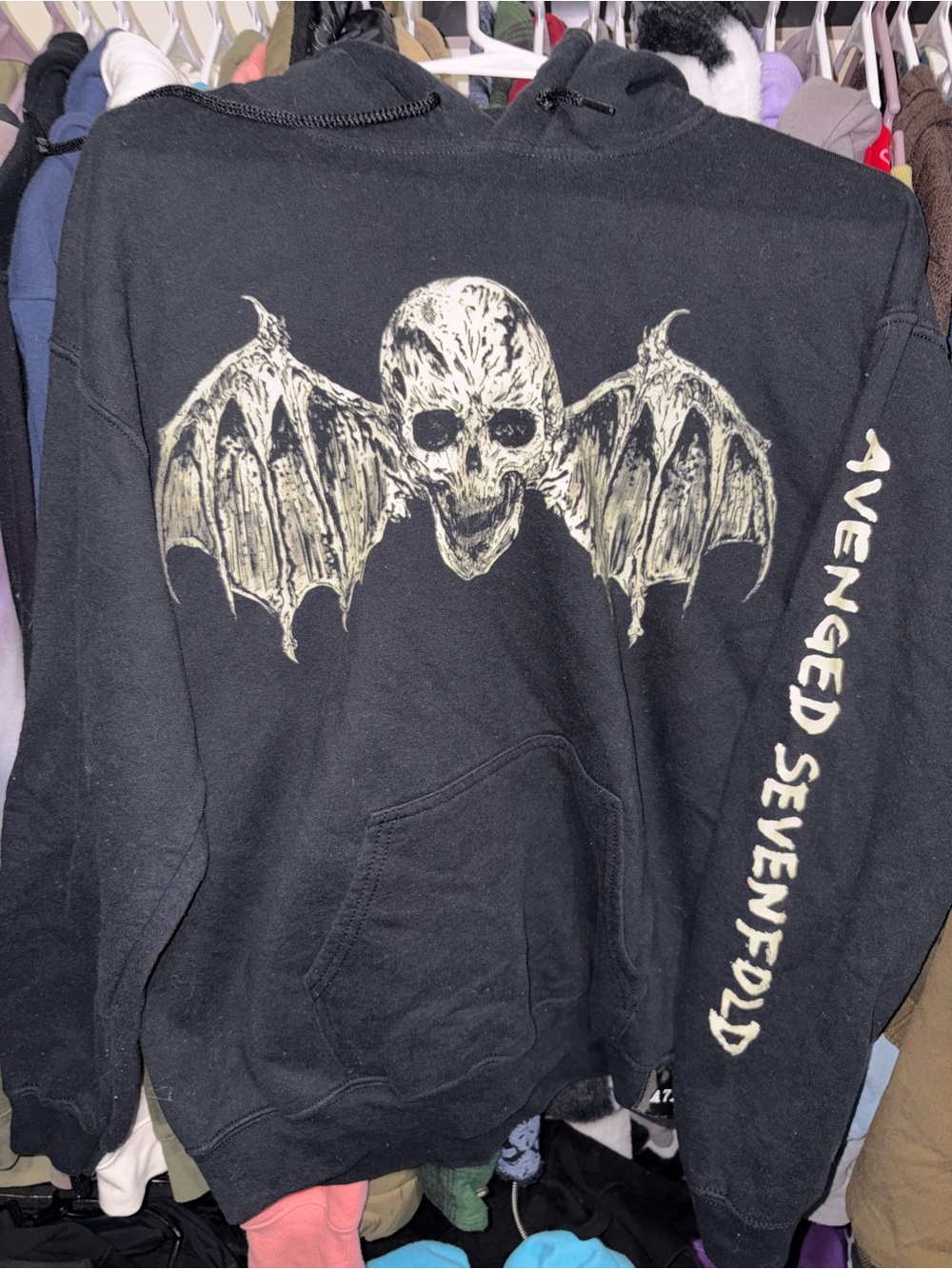 Black Avenged Sevenfold medium hoodie